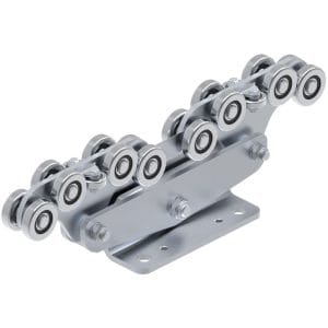 Carrello guida per cancello autoportante